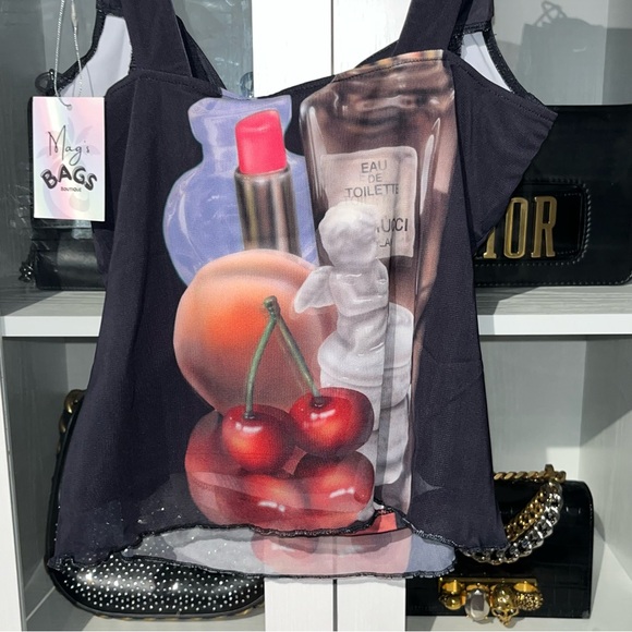 Fiorucci: L'eau De Fiorucci Gloria Top in Multi - Picture 6 of 14